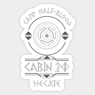 Cabin #20 in Camp Half Blood, Child of Hecate – Percy Jackson inspired design Sticker